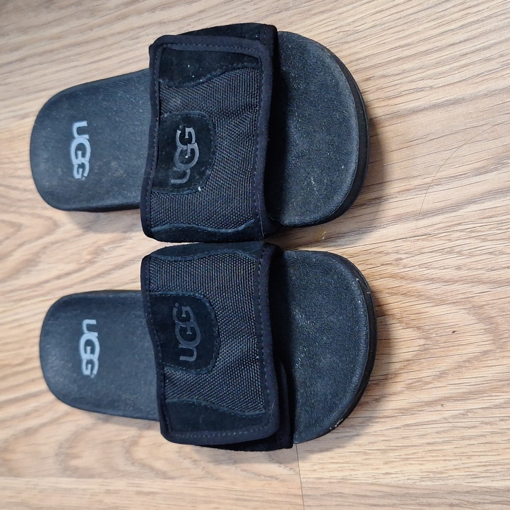UGG Black Slide Sandals Toddler